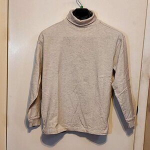 Banana Repulbic Womans Turtle Neck Light Gray Pullover  Sz XS
